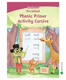 Navneet Grafalco Phonic Primer Activity Cursive Book - English