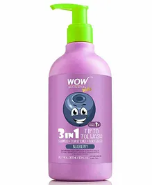 WOW Skin Science Kids Tip to Toe Wash Blueberry - 300 ml