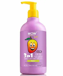Wow Skin Science Tip To Toe Wash Shampoo Cum Conditioner Mango Flavour - 300 ml