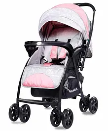 Rabbit Sugar Pop Ideal Baby Stroller & Pram - Pink Grey