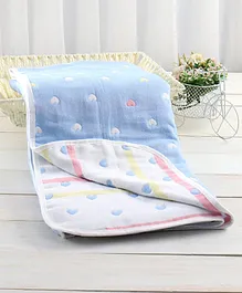 Baby Muslin Bath Blanket -100% Natural Organic 6-Layers Gauze Swaddles & Towel for Sensitive Skin Baby Shower Gift White 43x43 inches, 2 Pack 