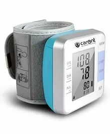 Carent W02 Fully Automatic Wrist Blood Pressure Monitor- White