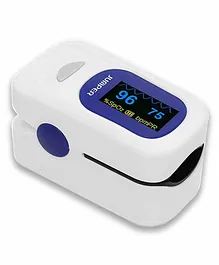 Jumper Finger Tip Pulse Smart Oximeter With Oled Colour Display - White