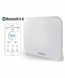 Jumper Smart Digital Weighing Scale with Bluetooth Connectivity - White