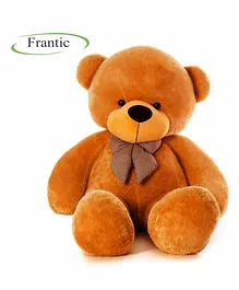 Frantic Teddy Bear with Neck Bow Brown - Height 182.9 cm