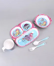 My Little Pony Kids Feeding Set Pink - 5 Pieces