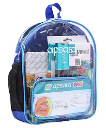Apsara Stationary Kit Bag - Blue