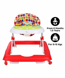 R for Rabbit Musical Baby Walker - Red