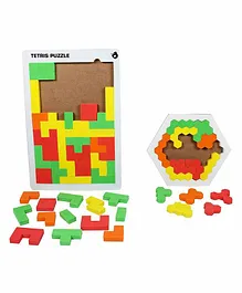 Butterfly Edufields Tangram Tetris Jigsaw Puzzle - Multicolor