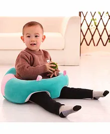 Babymoon Baby Sofa Chair Plush Portable Protective Couch - Blue