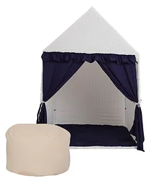 Play House Kids Kids Play Tent Large - Blue White
