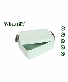 Wheatify Rect Set Goo Lunch Box - Light Green