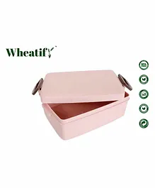Wheatify Rect Set Goo Lunch Box - Pink