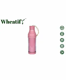 Wheatify Funno Regular Water Bottle Pink - 450 ml