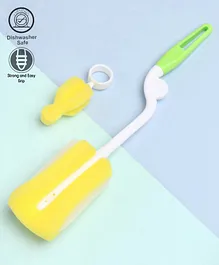 Sponge Bottle Brush - Yellow Green