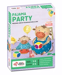 Chalk and Chuckles Pajama Party Board Game - Multicolor