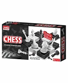 Ankit Toys Chess Board Game - Black White