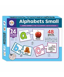 Ankit Toys Alphabets Small Educational Jigsaw Puzzle Multicolor Set of 24 - 48 Pieces