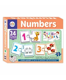 Ankit Toys Number Jigsaw Puzzle Set of 28 - 2 Pieces Each