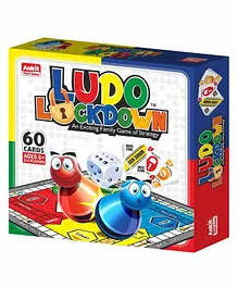 Ankit Toys Ludo Lockdown Board Game - Multicolor