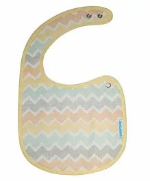 Abracadabra Bibs with Snap Button Closure Pack of 3 - Multicolor