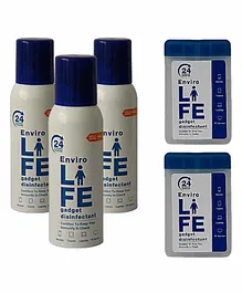 Envirolife Gadget Disinfectant Spray Desks & Pocket Value Pack of 5 - 120 ml Each