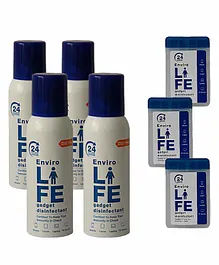 Envirolife Gadget Disinfectant Spray Desks & Pocket Value Pack of 7 - 120 ml Each