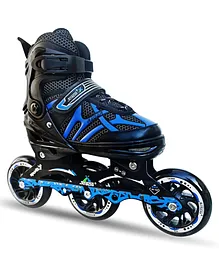 Jaspo Radar Hydra-Max Adjustable Inline Shoe Skates Small 10-13 - Blue