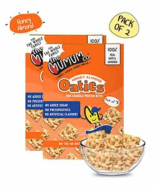The Mumum Co. Honey Almond Oaties Pack of 2 - 7 Pieces Each