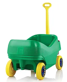 OK Play Dream Wagon Manual Push Ride-on - Green