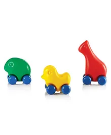 OK Play Little Pets Animal Shaped Push and Go Toys - Multicolor