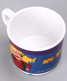 Motu Patlu Cup with Handle Blue - 200 ml