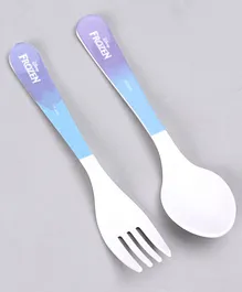Disney Frozen Fork & Spoon - Blue