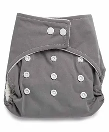 Kicks & Crawl Reusable Cloth Diaper - Grey