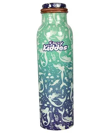 Smily Kiddos Water Bottle Mermaid Print Multicolor - 900 ml