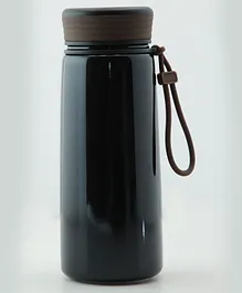 Pix Double Wall Insulated Thermos Bottle Black - 400 ml
