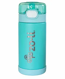 ZoLi Pow Squeak Vacuum Insulated Straw Drink Water Bottle Green - 295 ml 