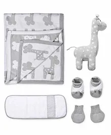 Mi Arcus Mini Me Knitted Gift Set Pack of 5 - Grey