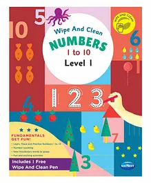 NavNeet Wipe & Clean Number Book - English