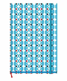 Navneet Youva Case Bound Single Line Notebook Blue - 192 Pages