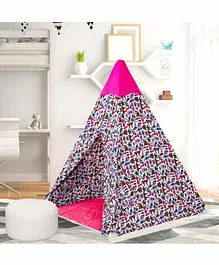 Play House Kids Tent House with Quilt & Bean Bag - Pink