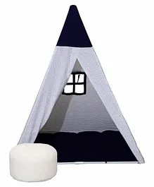 Play House Kids Tent House with Bean Bag  - Grey 