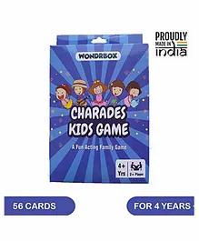 Wondrbox Charades Kids Card Game - Multicolour