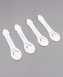 Safety Strap Lock Pack of 4 - White