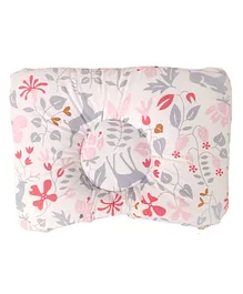Elementary Premium Memory Foam Head Shaping Pillow Floral Bambi Print - Pink