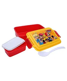 Pokemon Lunch Box XY Print - Red And Yellow