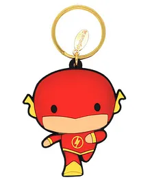 EFG Justice League Flash Rubber Keychain - Red