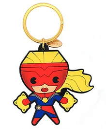 EFG Marvel Avengers Captain Marvel Rubber Keychain - Red