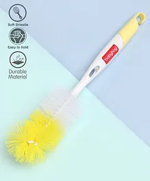 Babyhug Bottle & Nipple Cleaning Brush - Yellow White