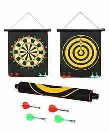 Enorme High Magnetic Double Faced Portable & Foldable Dart Game - Multicolor